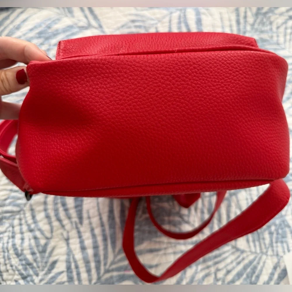 NWOT Marc Tetro Red Westie Dog Mini‎ Zippered Backpack, OS